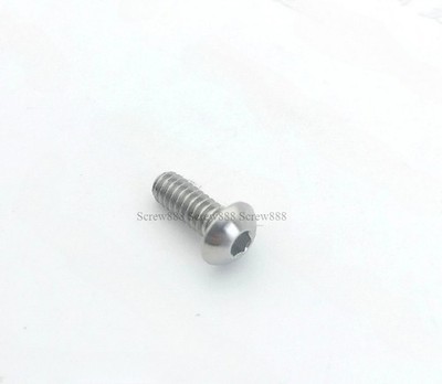 UNC Titanium Bolt Hex Screw Button Socket Head Full Thread 1/4-20UNC Grade 5 Ti