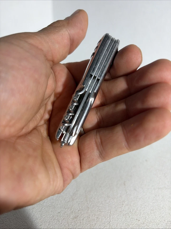 Navaja de Bolsillo Multiherramienta GE General Electric De Colección Acero Inoxidable Publicidad Foto 4 de 4