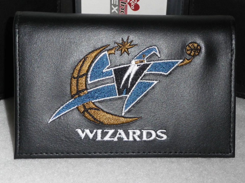 WASHINGTON WIZARDS   Embroidered Leather TriFold WALLET  New - Image 2 of 3