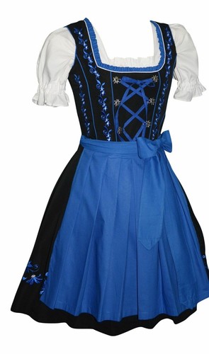 Kurzes deutsches Dirndlkleid Kellnerin Oktoberfest XS S M L XL Party SIEHE RÜCKSEITE - Bild 16 von 60