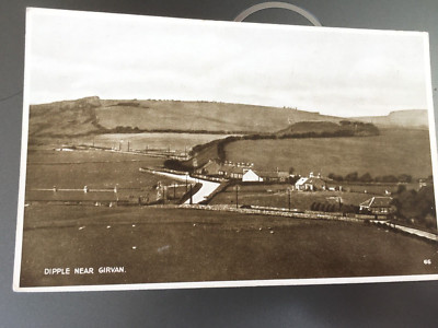 DIPPLE GIRVAN VINTAGE POSTKARTE Ayrshire