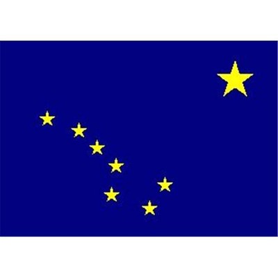 Annin Flagmakers 145182 6 ft. X 10 ft. Nyl-Glo Alaska Flag- Dyed