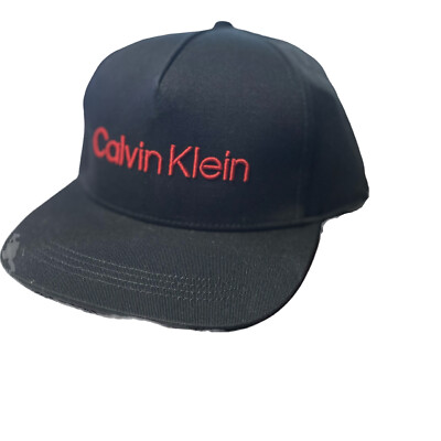 さらに100円引き◆ ◆CK title case logo ball cap Calvin Klein Baseball Cap Hat Men's Box Logo Adjustable