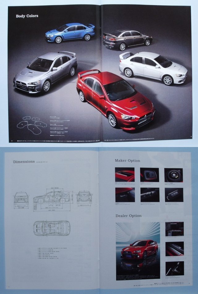 BOOK] All about Mitsubishi Lancer Evolution X Evo GSR RS Japan 10