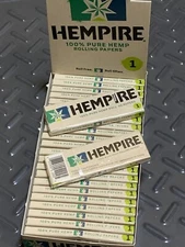 8X PACKS HEMPIRE SINGLE WIDE THIN HEMP ROLLING PAPERS INDIVIDUALLY SEALED PACKS