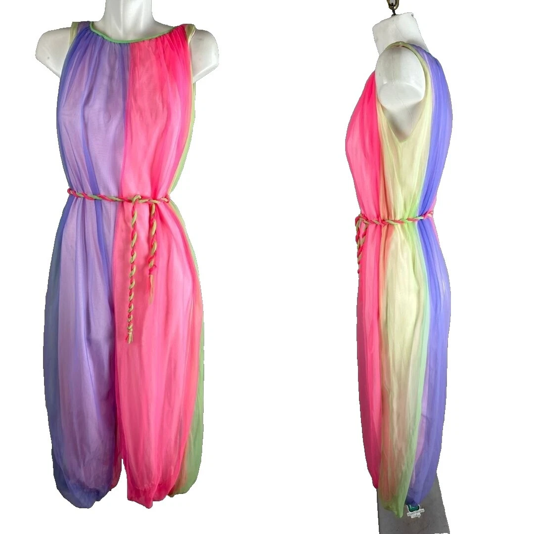 Многоцветное винтажное женское белье Mod/GoGo нейлон