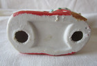 Red Christmas Stocking w/ Gifts Ceramic Ornament Holiday Figurine Decoration — photo 5