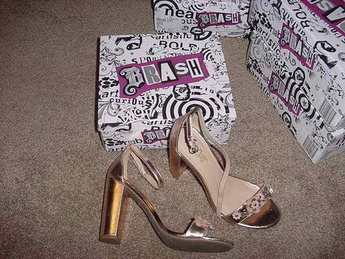 HEEL SHOES BRASH HOUSTON ROSE GOLD 