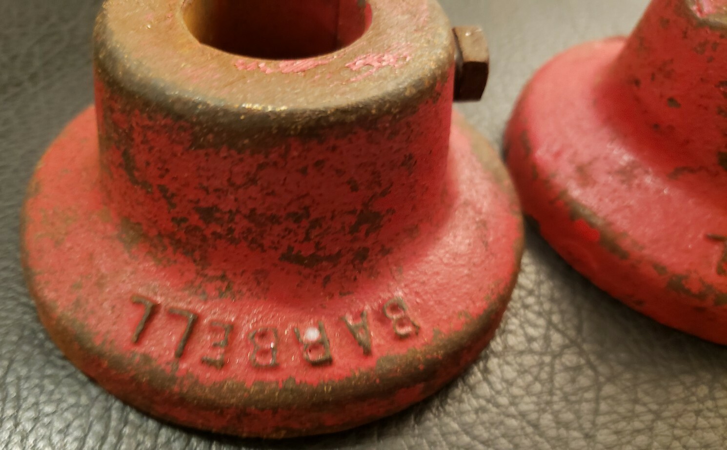 York Barbell Standard Size Vintage Inner Barbell Collars eBay