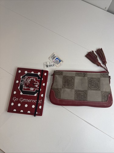South Carolina Gamecocks Notebook And Clutch Purse - See Description Starter Pac