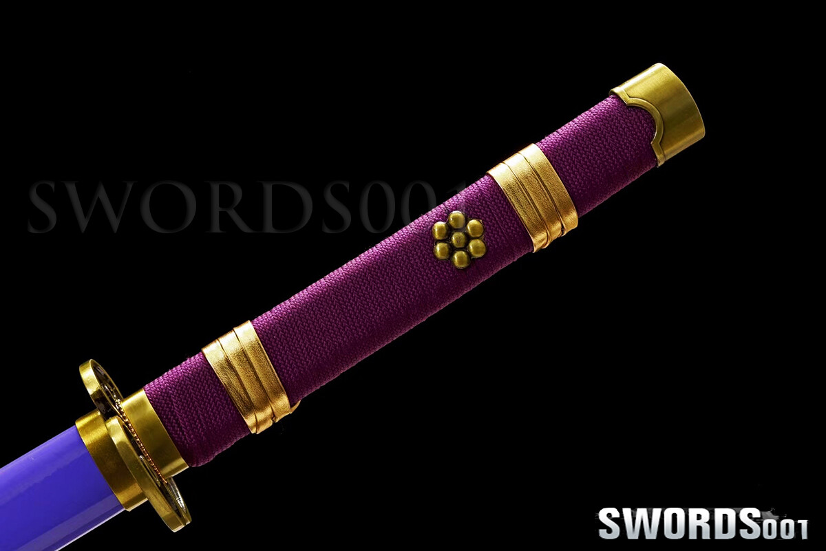 sta.4649 専用 ワンピースシリーズ紫閻魔 One Piece Sword 阎魔 Elegant Purple Japanese Samurai Katana