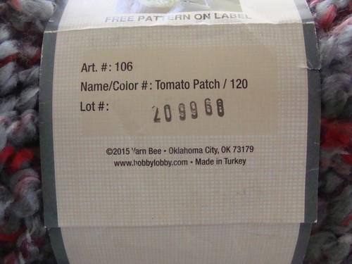 2015 YARN BEE FLEECE YARN WOOL LITE TOMATO PATCH 120 Lot 209968 - Picture 2 of 5