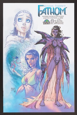 FATHOM #1 d VARIANT - WIZARD WORLD PHILLY - MICHAEL TURNER - ASPEN COMICS