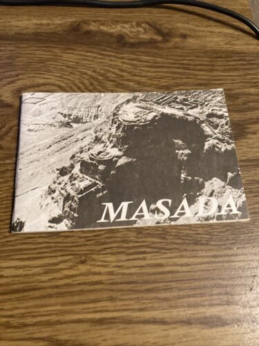 Masada National park, Israel Guide Booklet 1970s