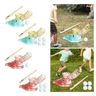 Kinder Pitching Machine Teeball Set Cartoon Baseball Set Kleinkinder