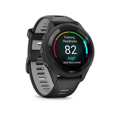 Garmin Forerunner 265 46mm Running Smartwatch (Black) | eBay