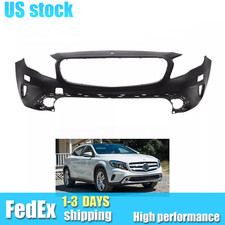 Front Bumper Cover Primed For 2015 2016 2017 Mercedes Benz GLA250 MB1000542