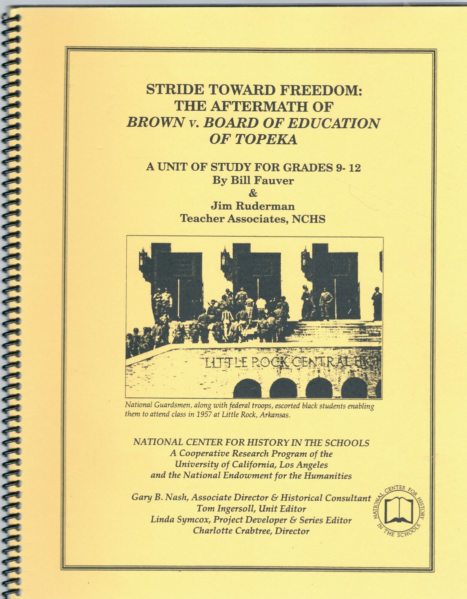 Stride Toward Freedom: The Aftermath of Brown Board of