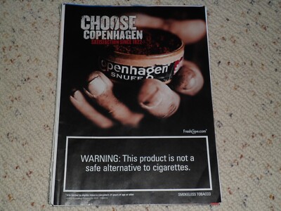 where to buy cigarettes copenhagen 2015 COPENHAGEN SMOKELESS TOBACCO AD / ARTICLE