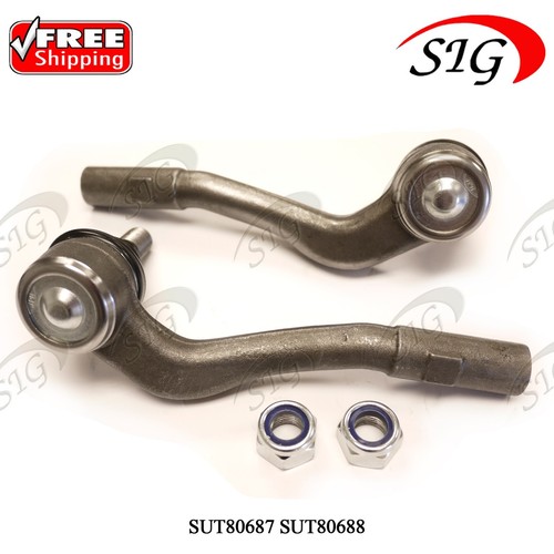 Left & Right Outer Tie Rod Ends for Mercedes-Benz CLK320 2003-2005 2Pc - Picture 4 of 12