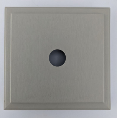 Vinyl Siding Square Standard Mounting Block - Universal Fit - Gray 075
