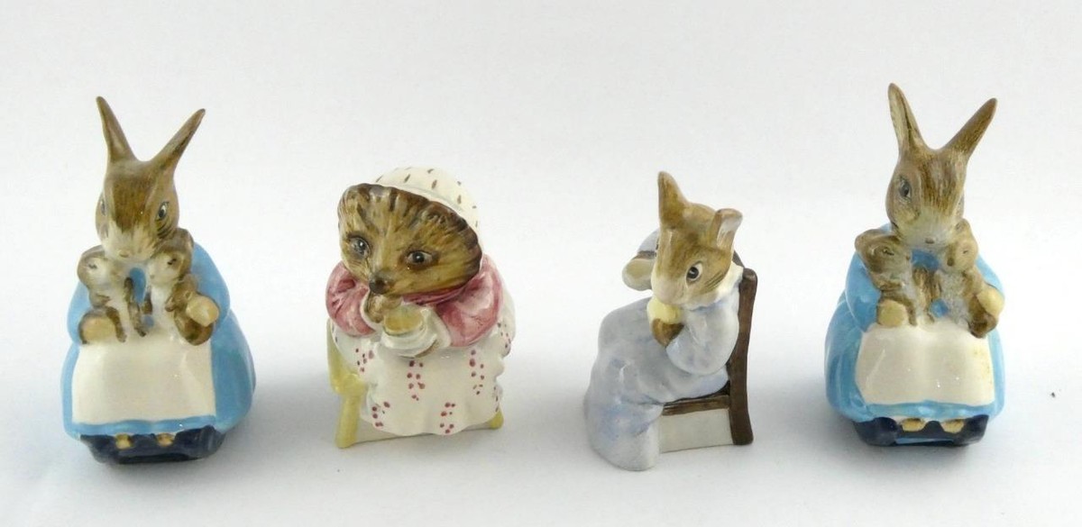 Beswick Backstamp 4 Group of 4 Beatrix Potter Figurines ERROR