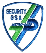 METRO-DADE – GSA SECURITY - FLORIDA FL Sheriff Police Patch 