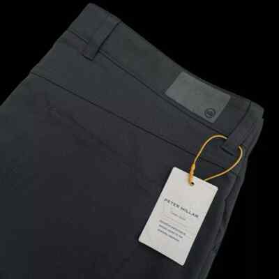 Peter Millar Crown Sport 5 Pocket EB66 Performance Pants Iron Gray 34x30 $160