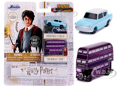 ''HARRY POTTER'' 2 PIECE SET ''NANO HOLLYWOOD RIDES'' DIECAST MODELS BY JADA 31719