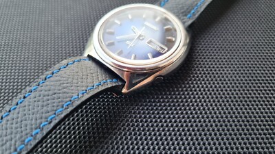 Seiko 5 Actus Blue SS 23 jewels 6106-7520 | eBay