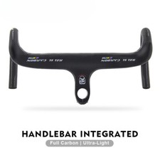 28.6mm 400/420/440mm Carbon Fully Internal Wiring Road Bike Integrated Drop Bar