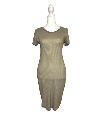 forever 21 grey bodycon dress FOREVER 21 BODYCON MINI DRESS Women's size small
