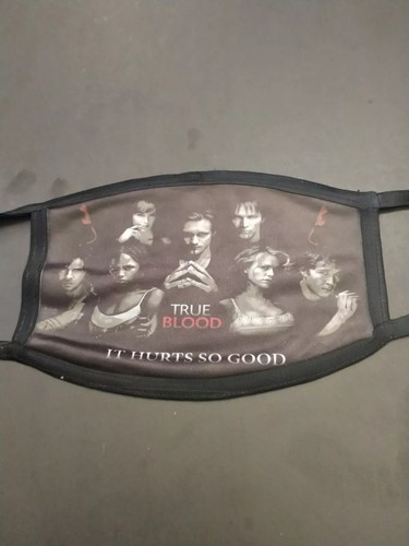 True Blood Face Mask with Filter Pocket for Enhanced Protection - 第 1/6 張圖片