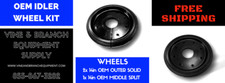 FRONT OR REAR FACTORY IDLER WHEEL KIT Caterpillar 287 / 287B / 267 / 277 / 277B