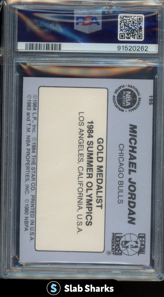 1984 STAR MICHAEL JORDAN ROOKIE RC HOF 195 PSA 6 eBay