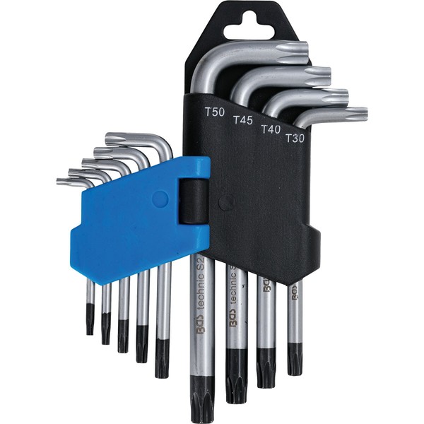 BGS WinkelschlüSsel-Satz Torx Kurz T-Profil WinkelschlüSsel Set T10-T50 9 Tlg.-image