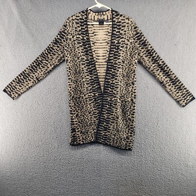 Rafaella Studio Womens Cardigan Sweater Size M Medium  100% Cotton Open Front