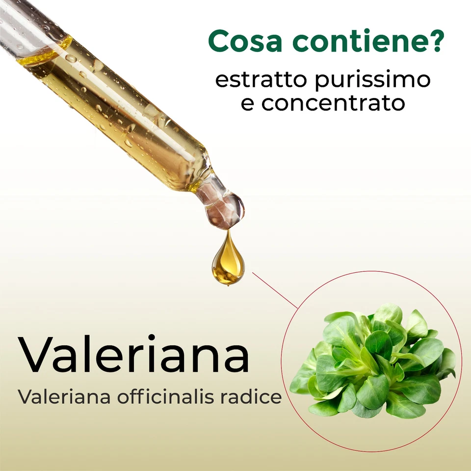 Integratore Valeriana In  Gocce Per Dormire Sonno Relax Calmanti 100 ml - Immagine 3 di 4