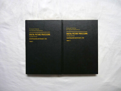 VOLUMES 1 & 2 Digital Picture Processing 2nd Edition by Rosenfeld & Kak HCs