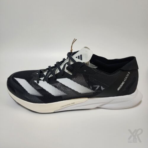 Adidas Adizero Adios 8 Black White Running Men's Shoes ID6902 $130 Size 11
