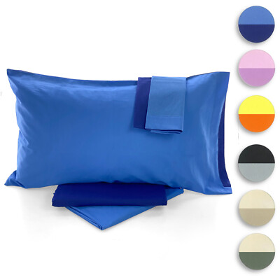 Bassetti Pop Color Bettwäsche komplett Bett unifarben reine Baumwolle 100%