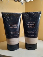 Bath Body Works INTO THE NIGHT Exfoliating Glow Body Scrub 8oz x 2