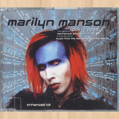 MARILYN MANSON Rock Is Dead ENHANCED CD2 Music from THE MATRIX