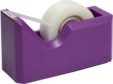 Colorful Desk Tape Dispensers - Purple - Sold Individually