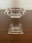 BEAUTIFUL VTG WATERFORD Crystal METROPOLITIAN Pillar Candle Holder SIGNED 5.25"H