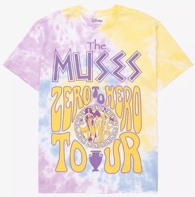 Disney Hercules Muses Zero to Hero Tour Tie-Dye T-Shirt Small BoxLunch Exclusive