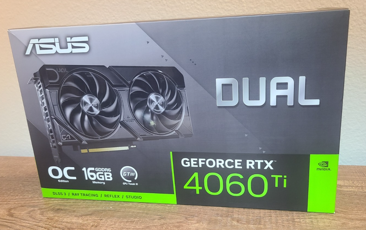 Factory ) ASUS PCIe 4.0 16GB DUAL-RTX4060TI-O16G-EVO Video