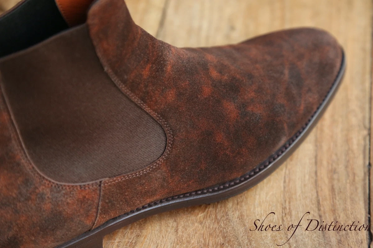 Santoni Suede Boots Brown for Men for Sale | Shop New & Used 