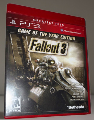 Bethesda Fallout 3 Game of the Year Edition PS3 Greatest Hits NTSC-U/C Manual