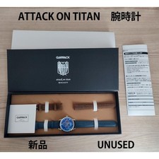 Attack on Titan Eren Yeager Watch GARRACK Collaboration Blue Wristwatch Japan